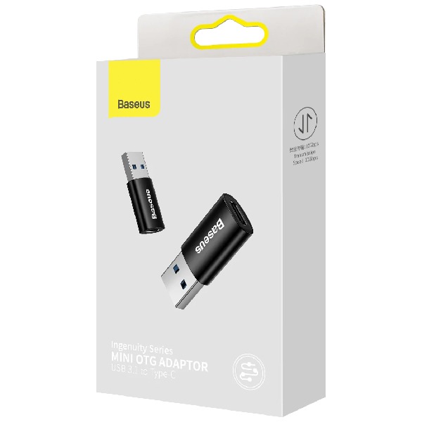 تبدیل OTG یو اس بی به Type-C باسئوس مدل Baseus Ingenuity Mini OTG Adaptor USB 3.1 to Type-C ZJJQ000101 image gallery