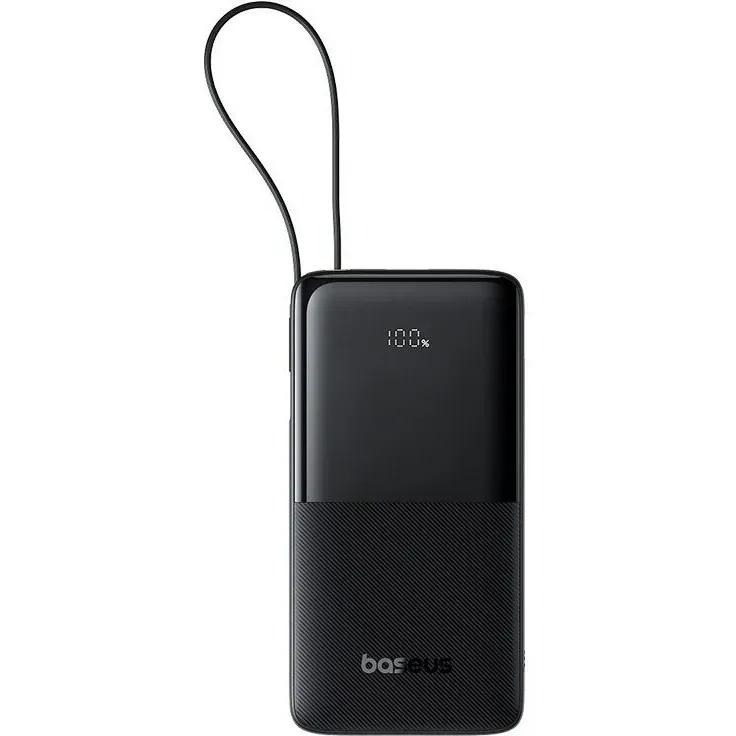 پاوربانک 10000 باسئوس مدل Baseus Bipow 2 P10077101113 توان 20 وات همراه با کابل Type C متصل
