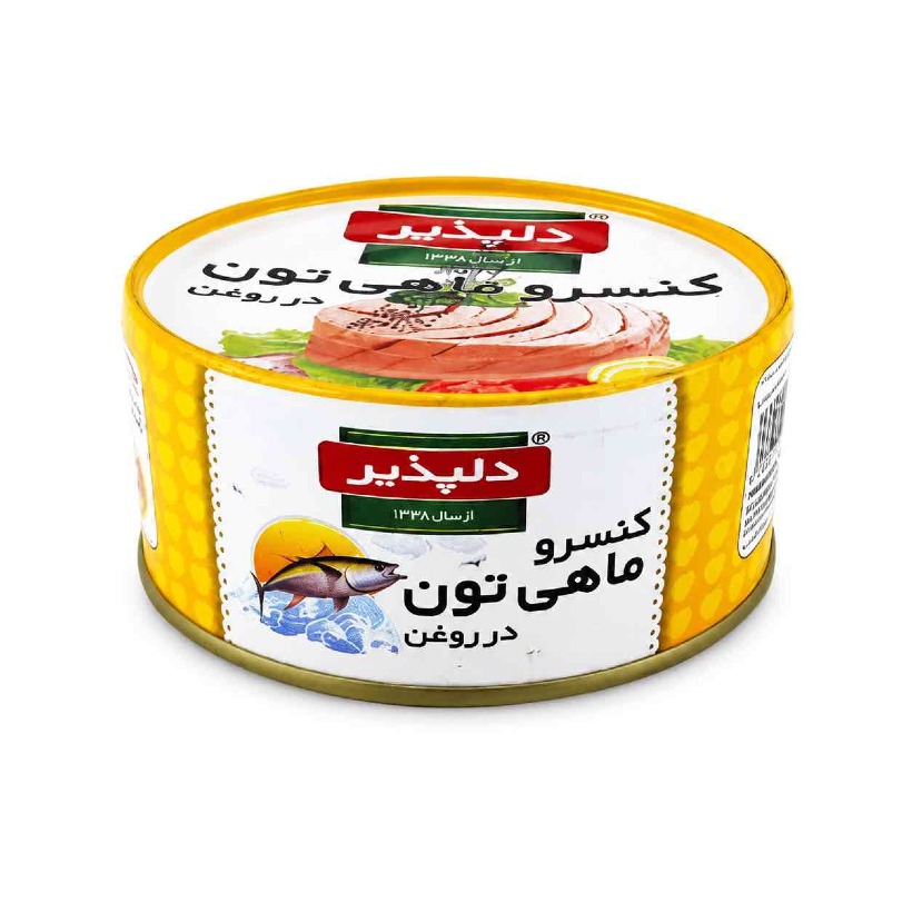 کنسرو ماهی تن دلپذیر وزن 180 گرمی (کارتن 24 عددی)