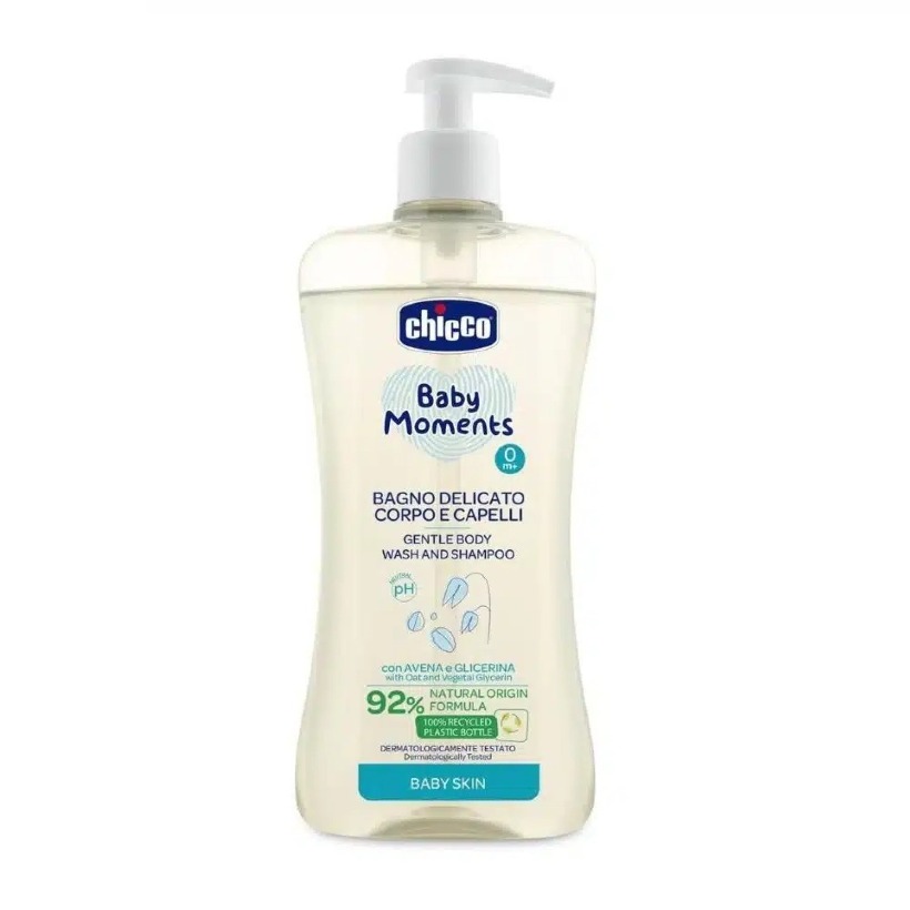 ‫شامپو سر و بدن چیکو مدل‬ Chicco bagno delicato ‬ ‫۵۰۰ میل‬