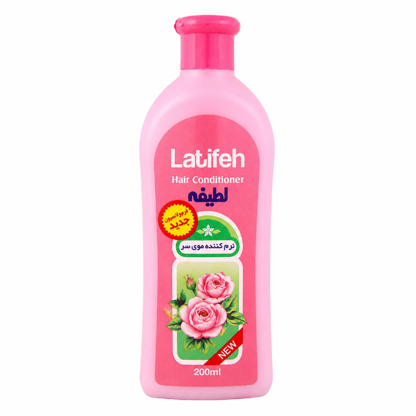 نرم کننده موی سر لطیفه مدل ( Flower ) حجم 200 میلی لیتری (کارتن 12 عددی)