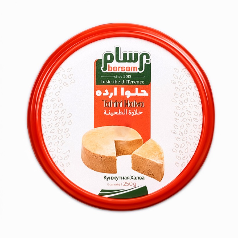 حلوا ارده ممتاز برسام وزن 250 گرمی (بسته 12 عددی)