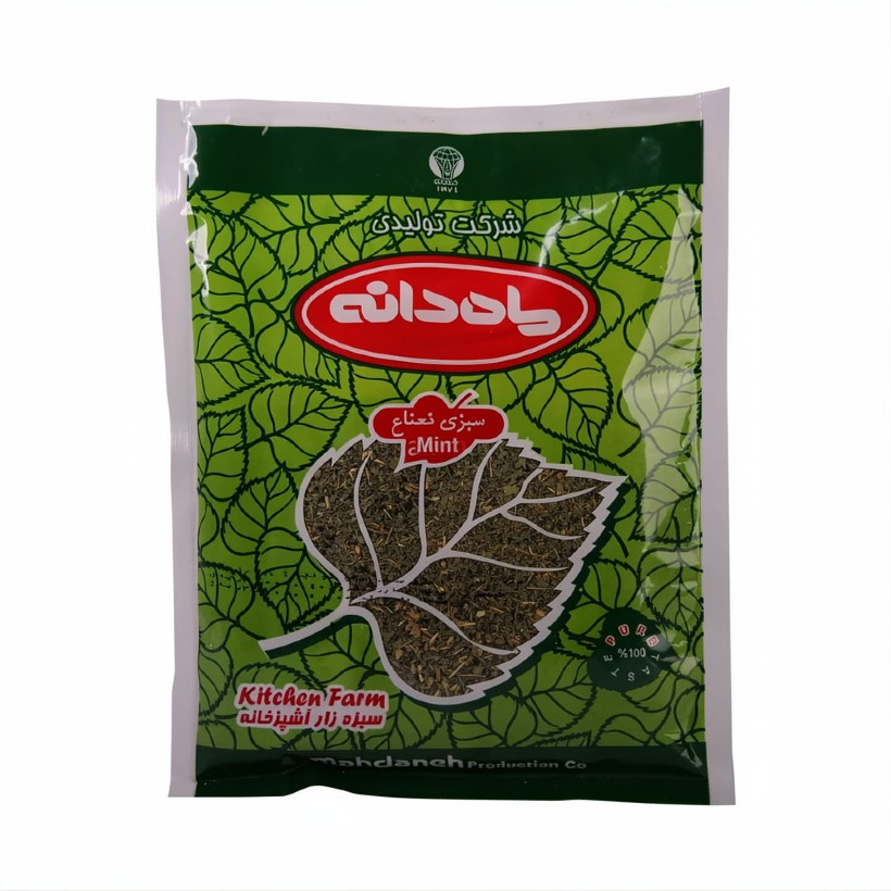 نعناع خشک ماه دانه وزن 100 گرم (کارتن 20 عددی)