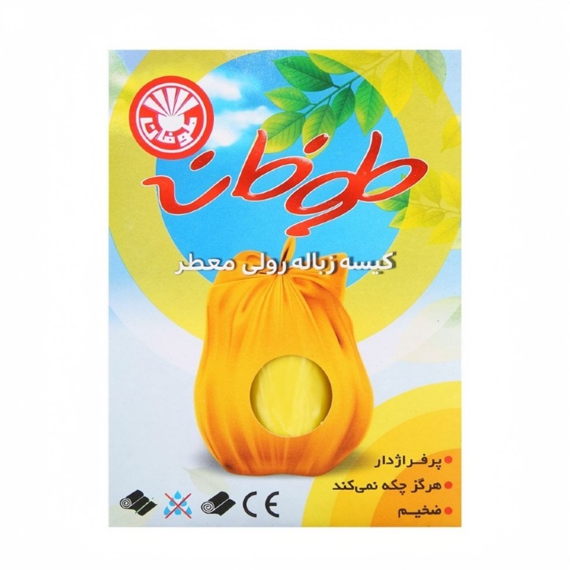 کیسه زباله رولی طوفان سایز کوچک بسته 54 عددی (کارتن 24 بسته‌ای)