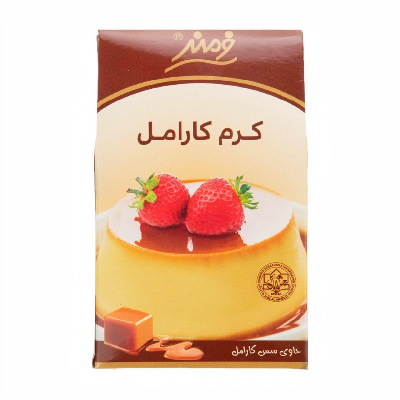 پودر کرم کارامل فرمند وزن 70 گرمی (کارتن 9 بسته‌ای)