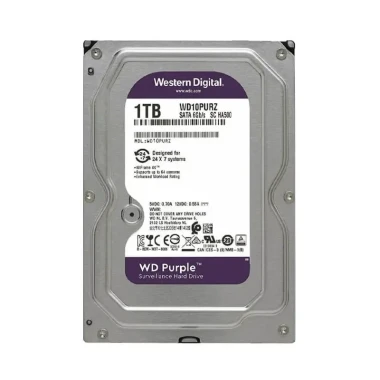 هارد اینترنال وسترن مدل Western WD Purple با ظرفیت 1 ترابایت