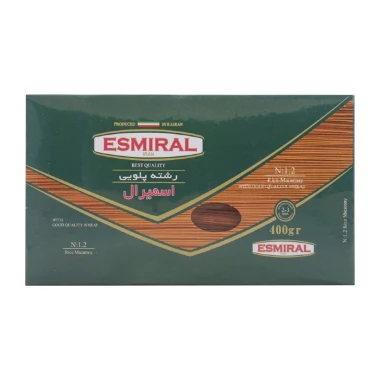رشته پلو اسمیرال وزن 400 گرمی (کارتن 24 جعبه‌ای)