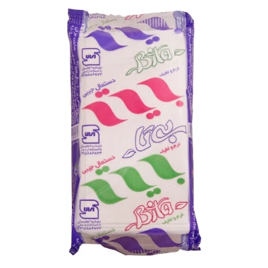 دستمال کاغذی جیبی بی تا 20 برگی بسته 24 عددی (کارتن 24 بسته‌ای)