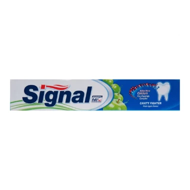 خمیر دندان سیگنال مدل Cavity Fighter حجم 50 میلی لیتری (کارتن 12 عددی)