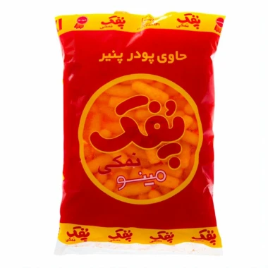 پفک نمکی مینو وزن 110 گرمی (کارتن 16 بسته‌ای)