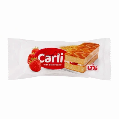 کیک لایه ای مدل کارلی نادی وزن 30 گرمی (کارتن 48 عددی)