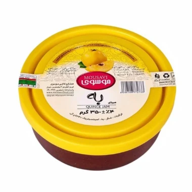 مربا به موسوی طرح ویترا وزن 350 گرمی (کارتن 12 عددی)