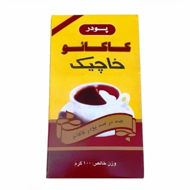 پودر کاکائو خاچیک وزن 100 گرمی (کارتن 12 بسته‌ای)