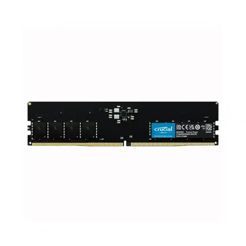 رم دسکتاپ DDR5-5600 تک کاناله کروشیال مدل UDIMM- CL46 ظرفیت 32 گیگابایت